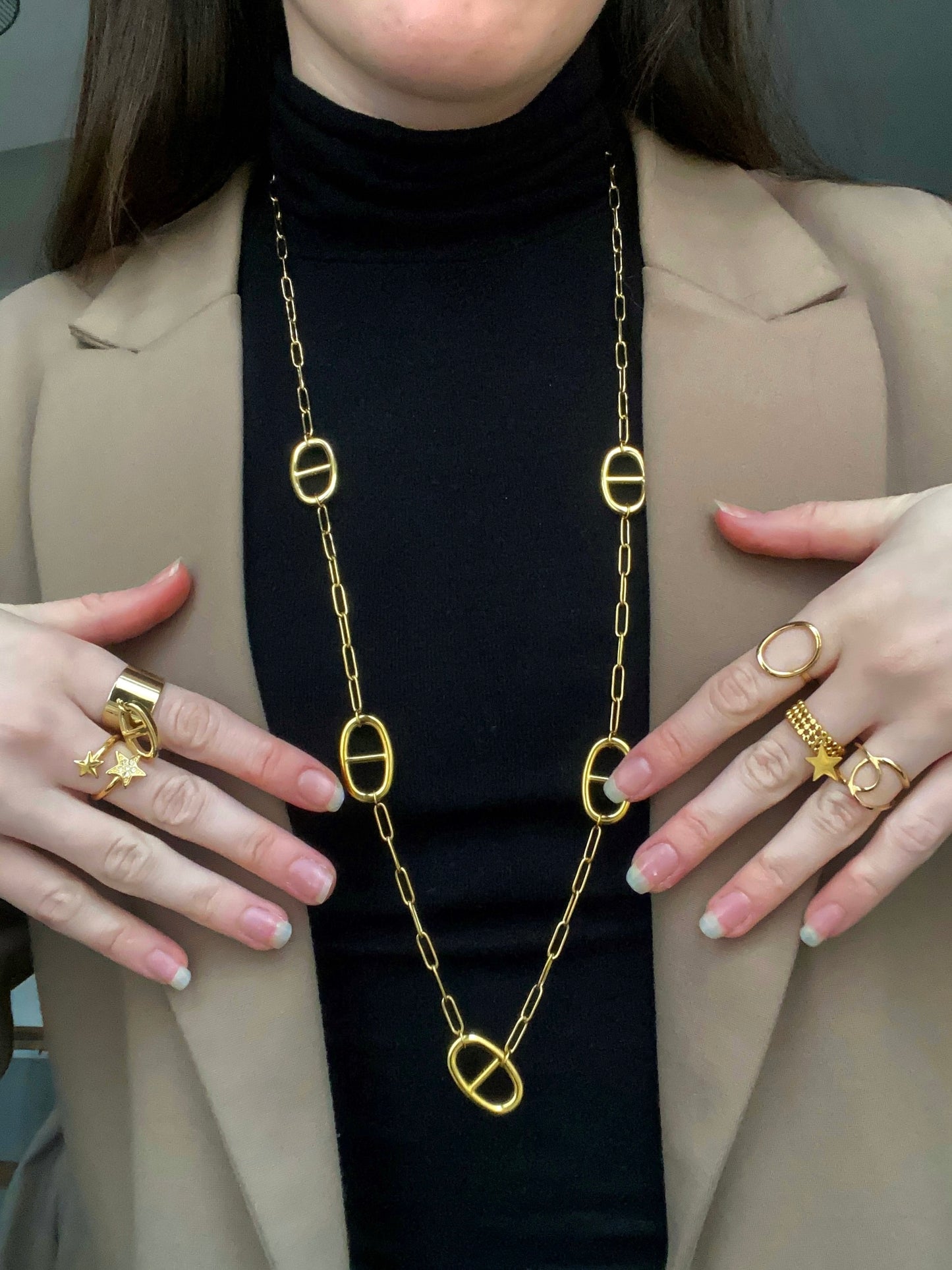 Bague Carla dorée
