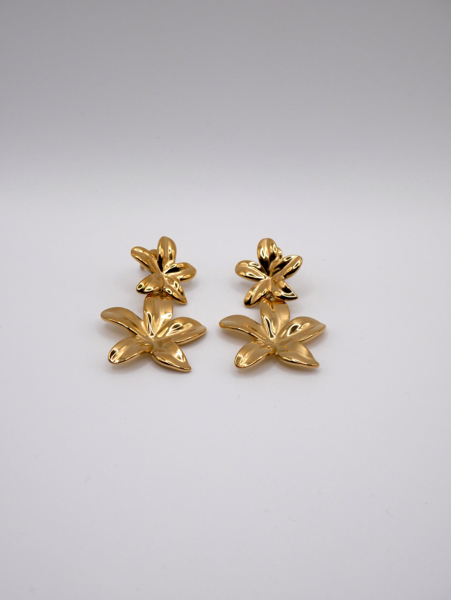 Boucles Fleur pendantes