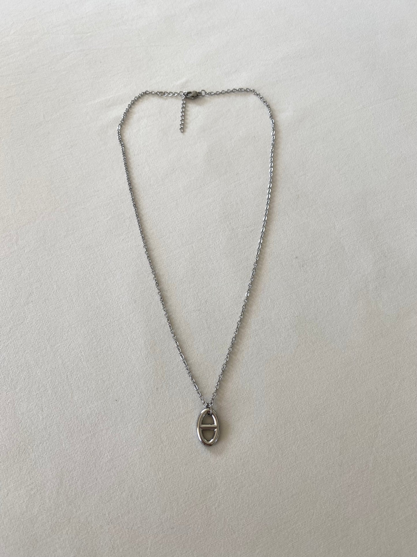 Mathilde silver necklace