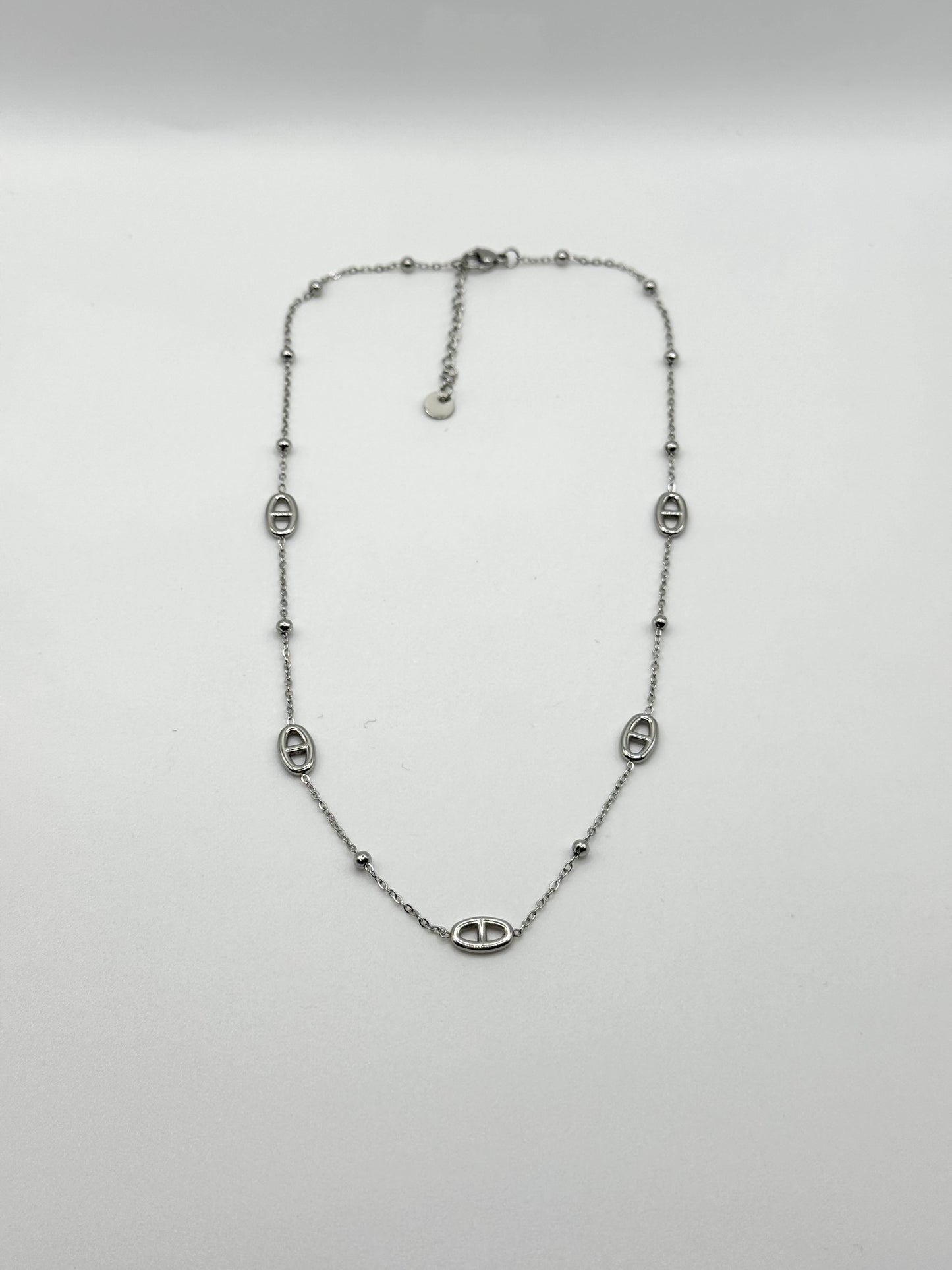 Collier June argenté