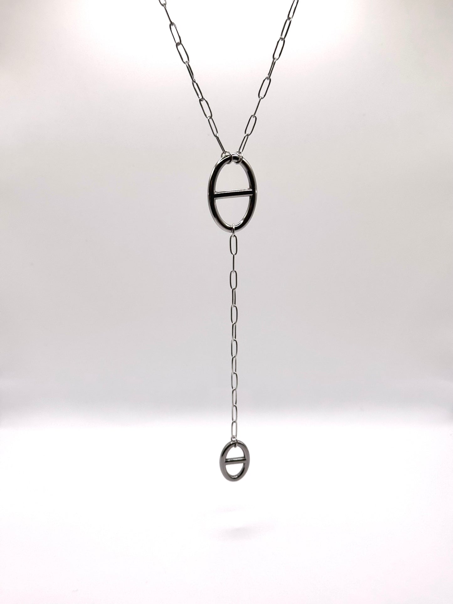 Sautoir Inès argenté