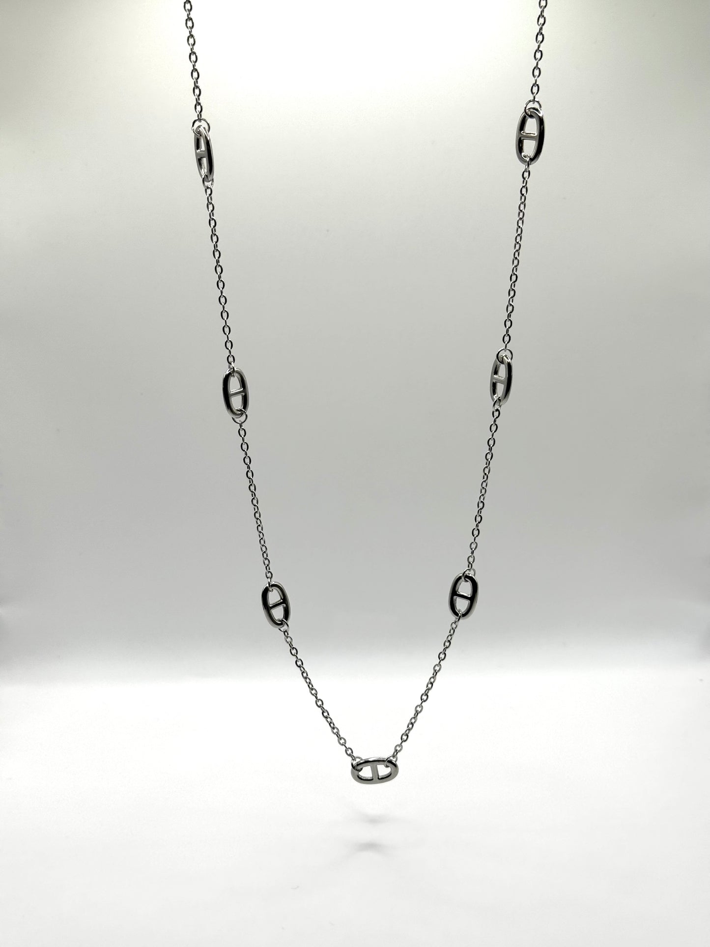 Sautoir Marine mini argenté