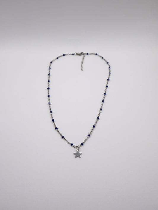 Collier Paloma argenté