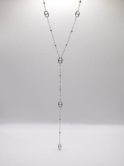 Collier Emmy argenté