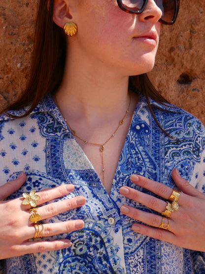 Boucles Salomé dorées