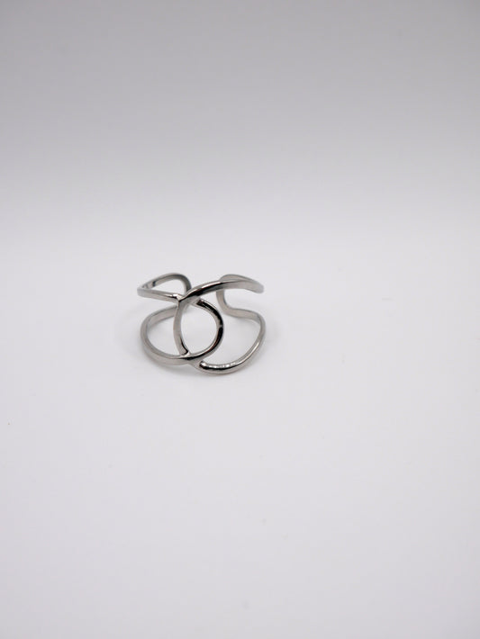 Bague Maëva argentée