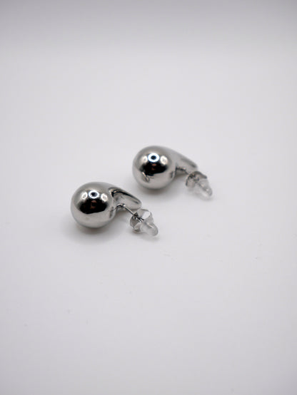 Boucles Noa argentées