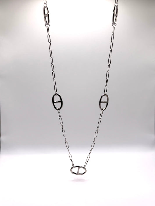 Sautoir Marine argenté