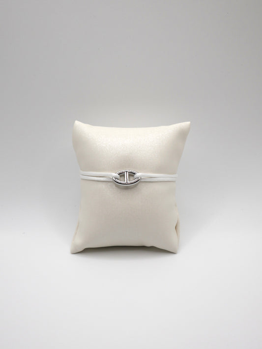 Bracelet Ambre argenté