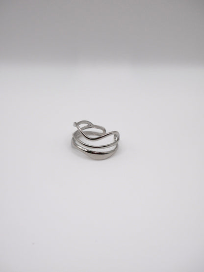 Bague Loréna argentée
