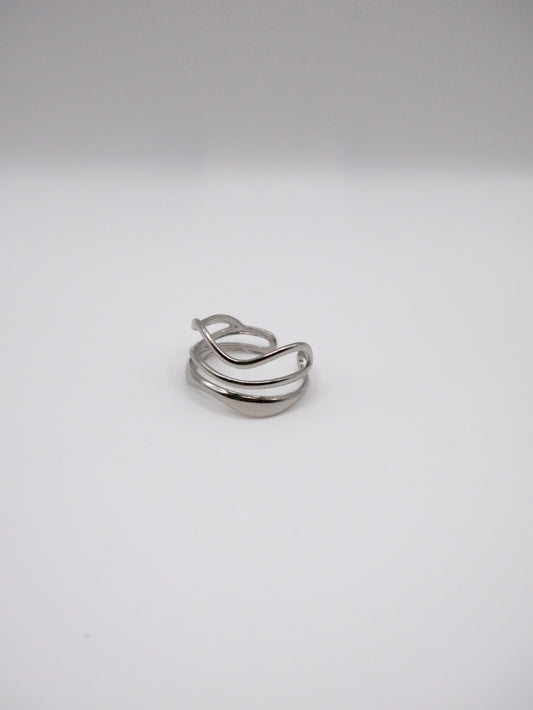 Bague Loréna argentée
