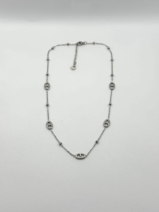 Collier June argenté