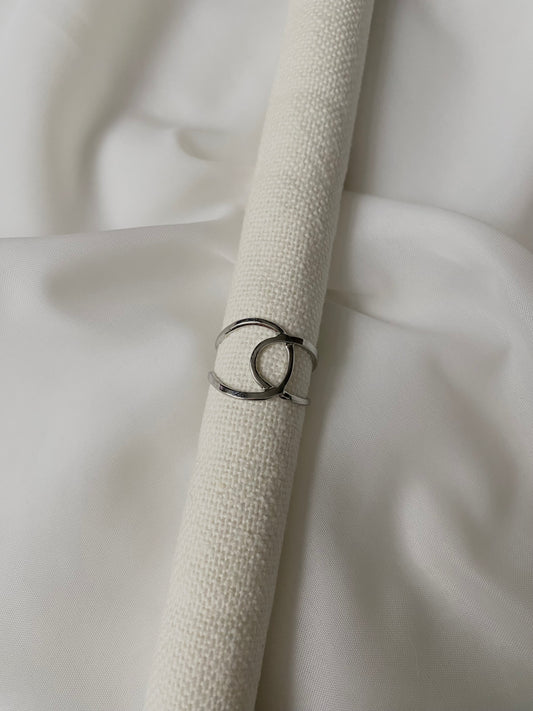 Bague Maëva argentée