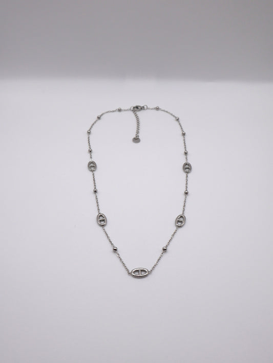 Collier June argenté