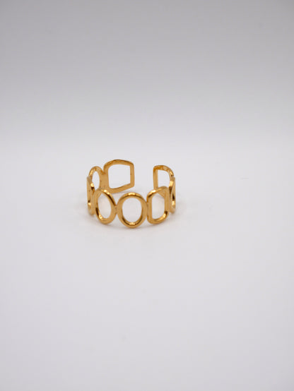 Bague Faustine dorée