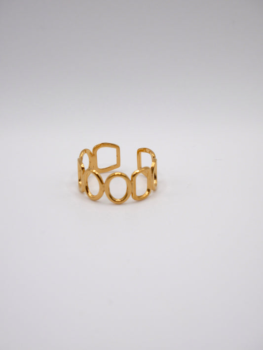 Bague Faustine dorée