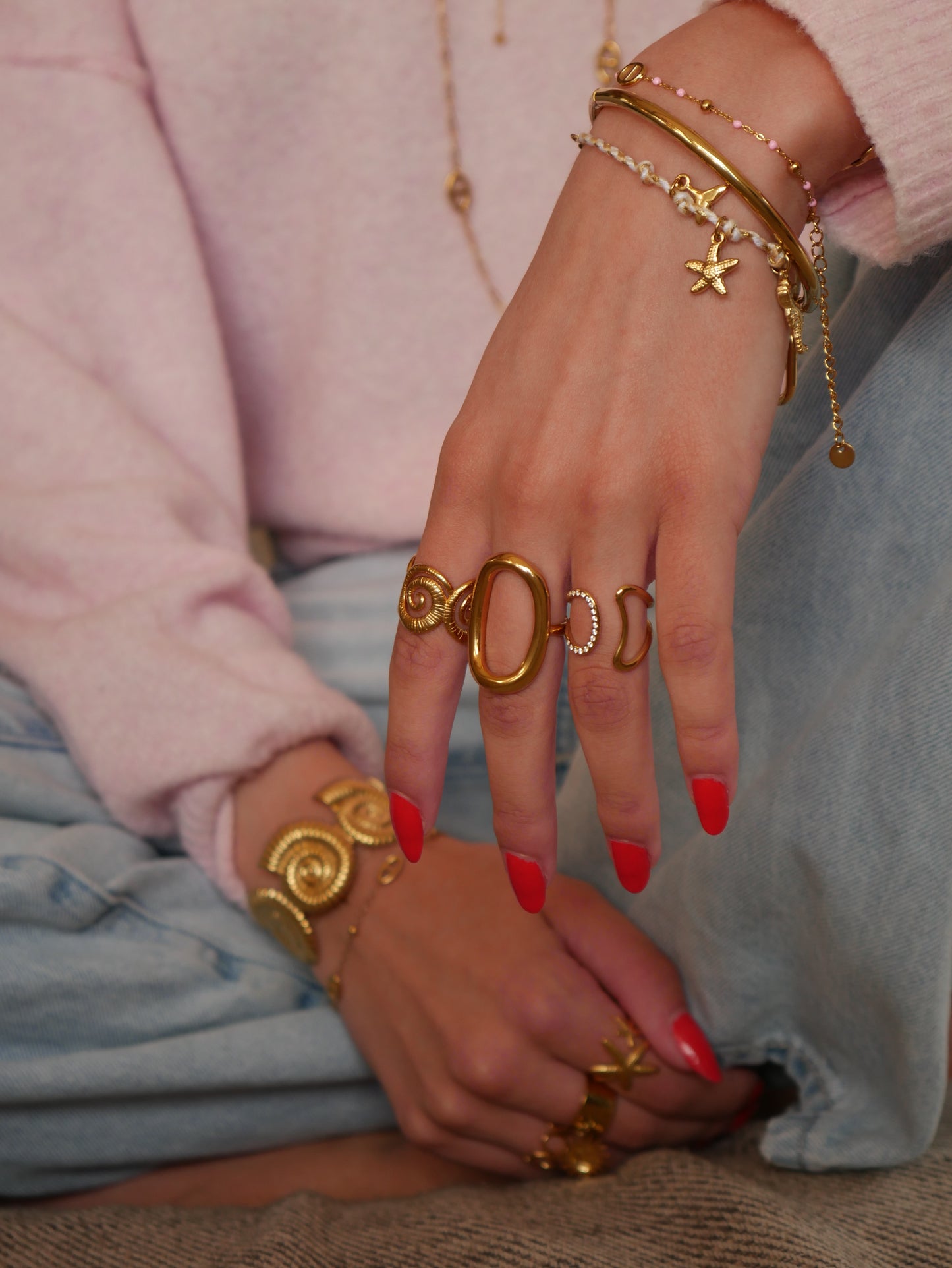 Bague Olivia doré