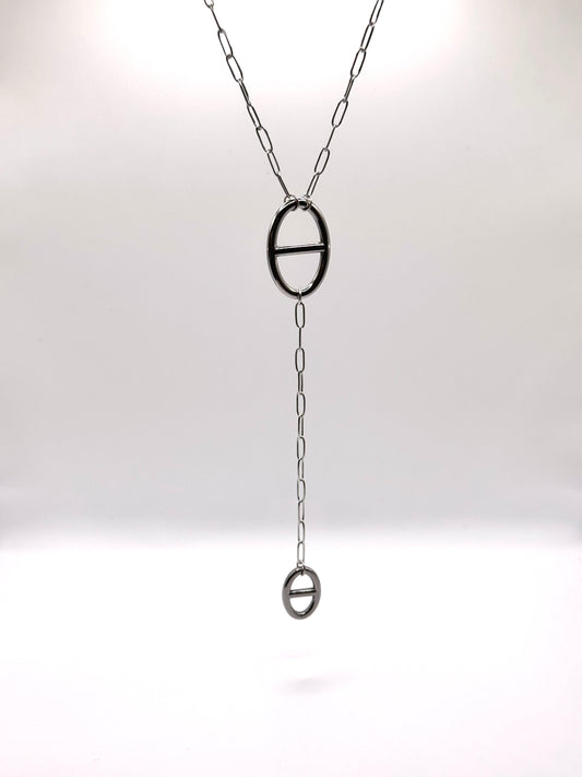 Sautoir Inès argenté