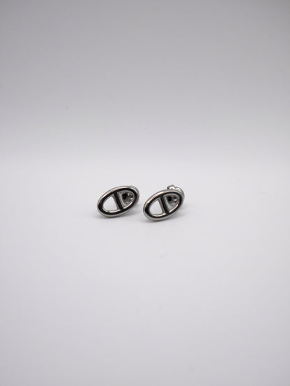 Boucles Marine argentées