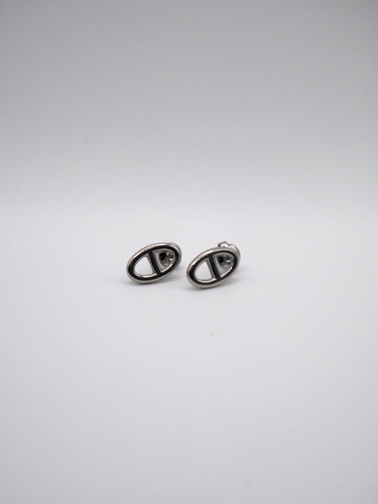 Boucles Marine argentées