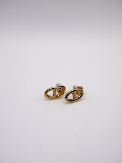 Boucles Marine dorées