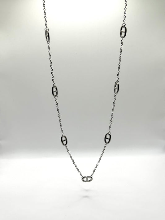 Sautoir Marine mini argenté