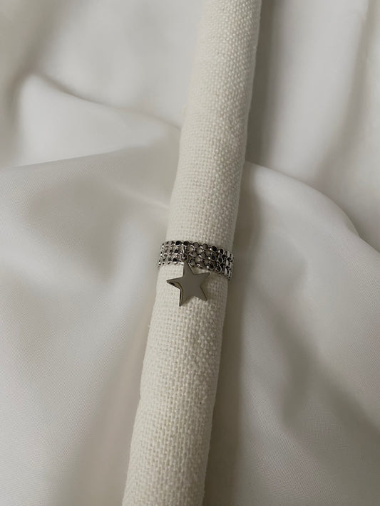 Bague Zoé argentée