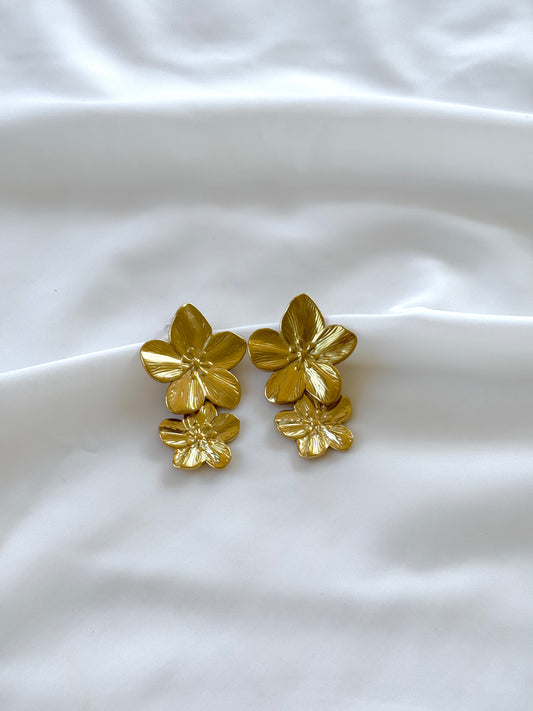 Boucles Flora pendantes